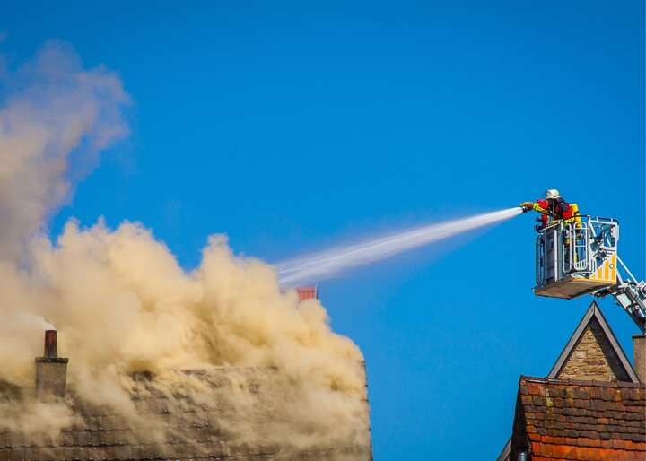 smoke damage draper